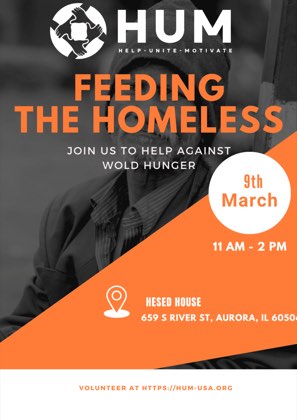 Feed the Homeless flyer